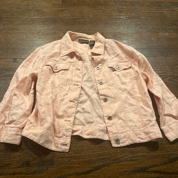 DKNYC Jackets & Blazers - DKNY Linen Denim Style Jacket Size M